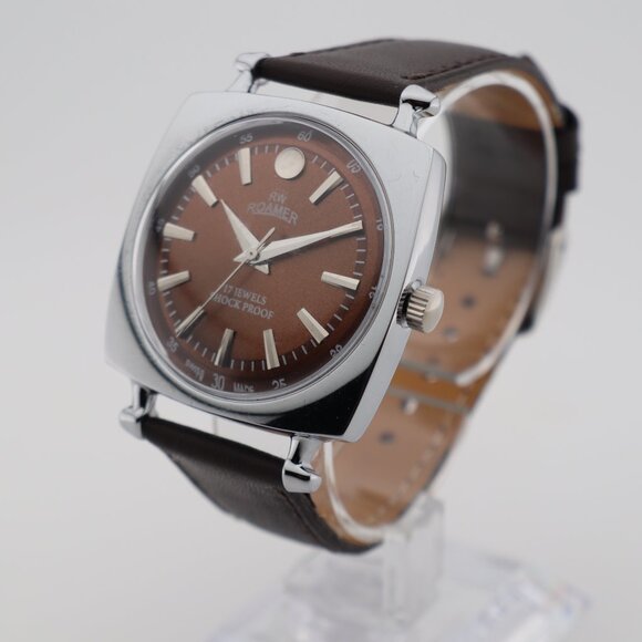 Vintage Roamer ST96 Watch – Swiss Made, 17 Jewels, Manual Wind, Stylish - Picture 3 of 7